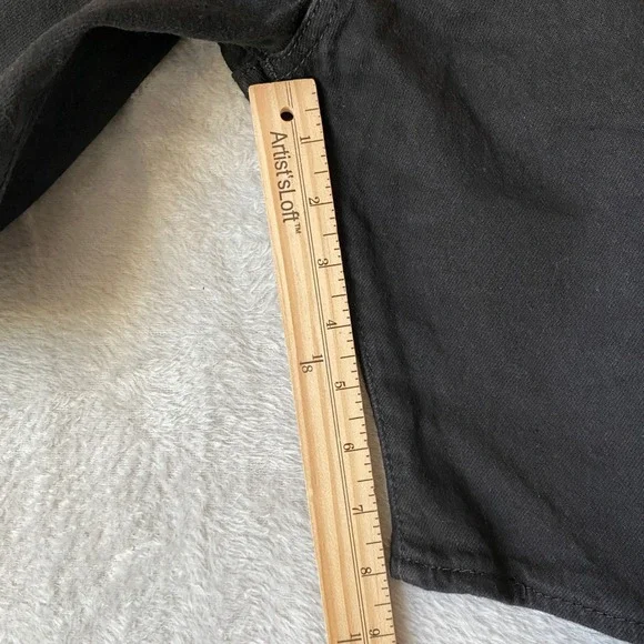 Levi's 501 90s Y2K Black Denim Shorts Men 40 Grunge Original Fit Button Fly NWT - Picture 9 of 12